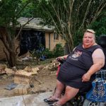 Excellcia Starr, who was at home asleep in her home when a car crashed into her house in the early hours of this morning. Picture: Justin Lloyd.